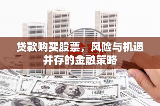 普兰贷款购买股票，风险与机遇并存的金融策略