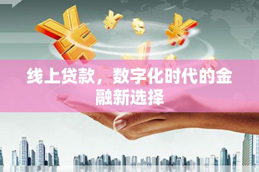普兰线上贷款，数字化时代的金融新选择