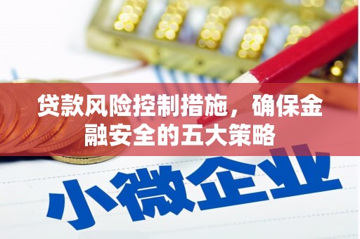 普兰贷款风险控制措施，确保金融安全的五大策略