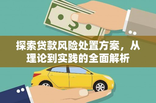 普兰探索贷款风险处置方案，从理论到实践的全面解析
