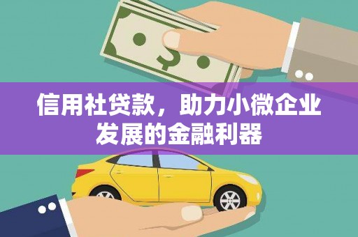 普兰信用社贷款，助力小微企业发展的金融利器