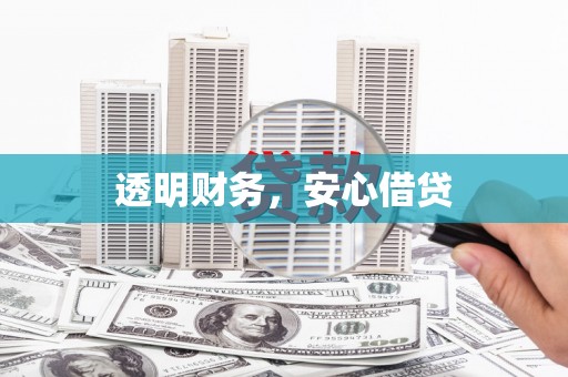 普兰透明财务，安心借贷